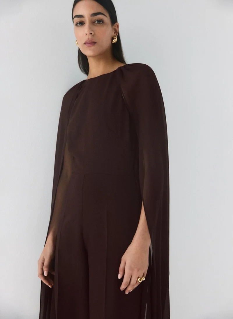 MANGO  Long sleeve jumpsuit with openings for Women | Best Price UAE